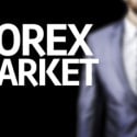 Forex market - business man