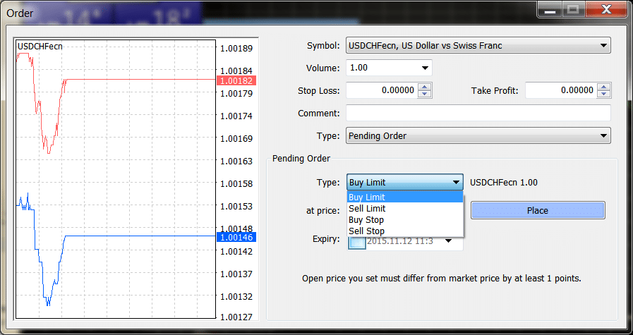 pending order types