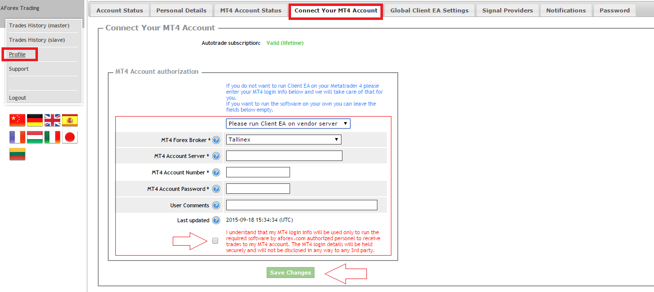 setup hosting